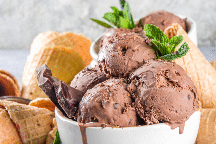 Healthy Chocolate Protein Ice Cream (40g Protein)
