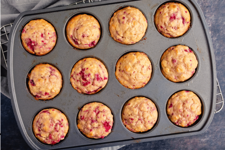 Quick and Easy Keto Raspberry Muffins
