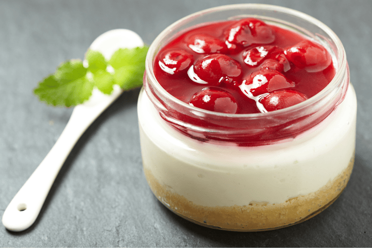 Protein-Packed Cherry Bliss Cheesecake Jars
